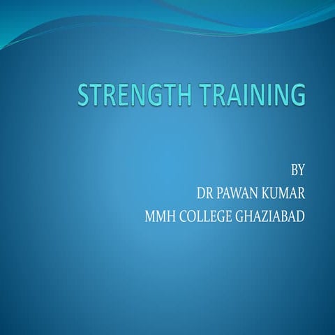 Strength training