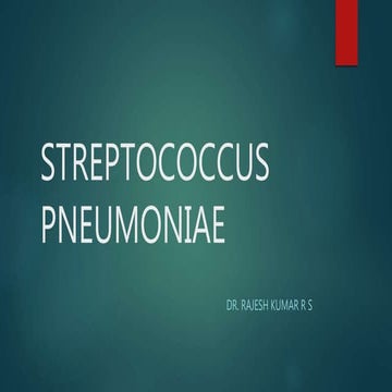 Streptococcus pneumoniae