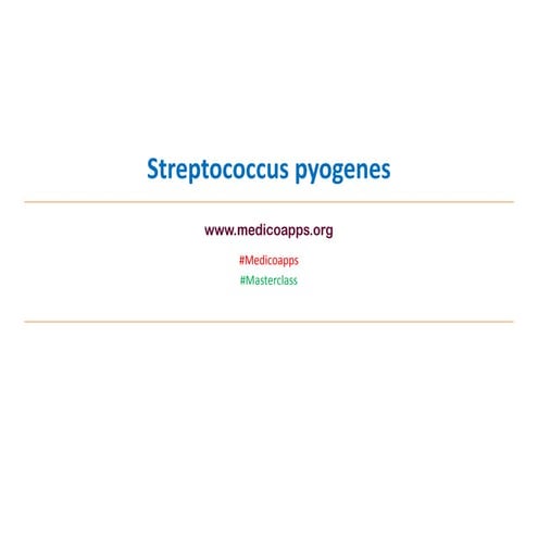 Streptococcus pyogens