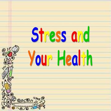 Stress and Health