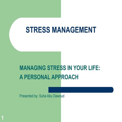 Comprehensive Stress Awareness Month Presentation for Wellness | PPTX
