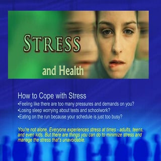 Stress And Health Presentation Fina...