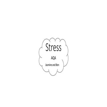 Stress AQA