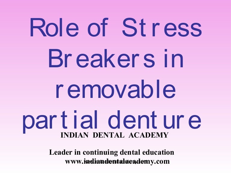 Stress breakers/ dentistry dental implants