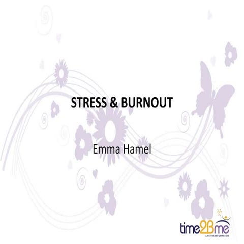 Stress & burnout presentation June 2014