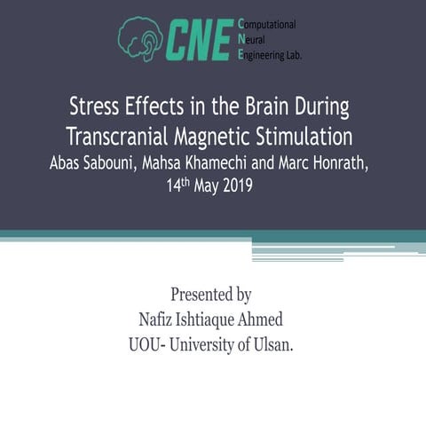 Stress effects in the brain during transcranial magnetic (1)