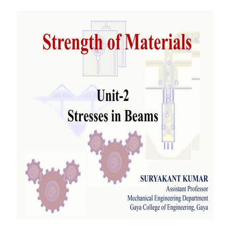 Stresses in beams