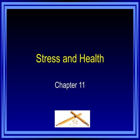Stress & health