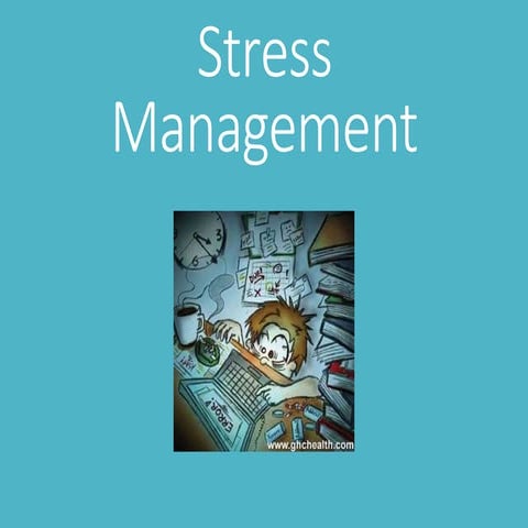 Stress in Management Principles     .pptx
