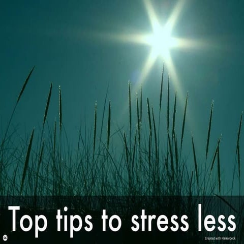Stresslesstoptips 140417050121-phpapp02
