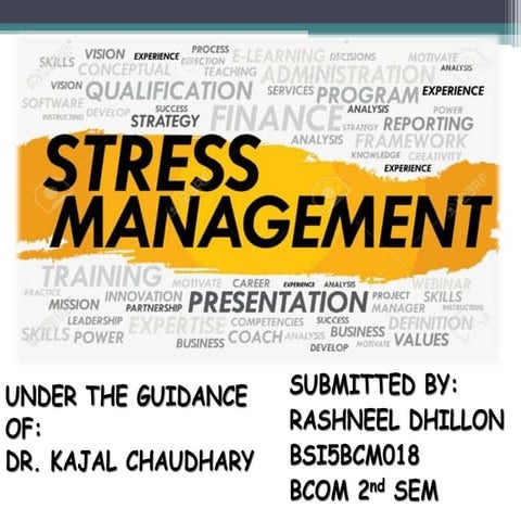 Stress Management 101 for College Students by Saint Francis of Assisi ...