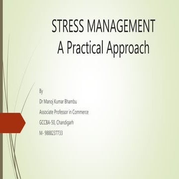 Stress management