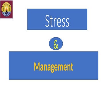 Stress management.pptx sapd class ppt. gitam