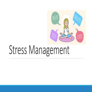 Stress management