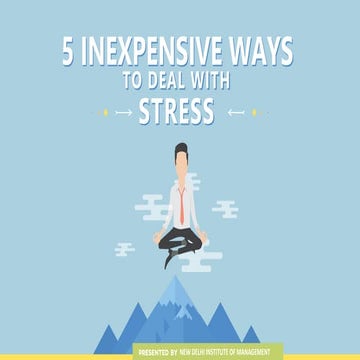 Stress management at workplace*