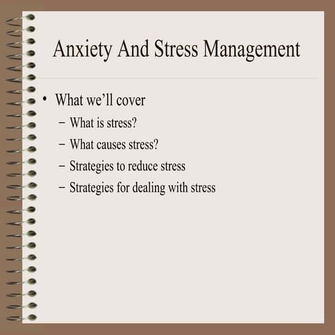 Stress Managementonline