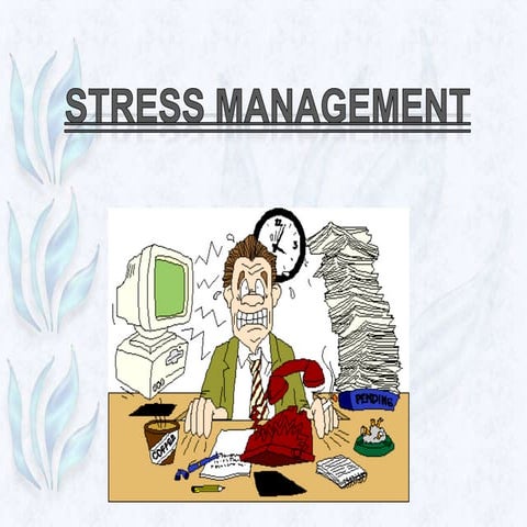 Stress management ppt PPT