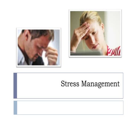 Stress management presentation