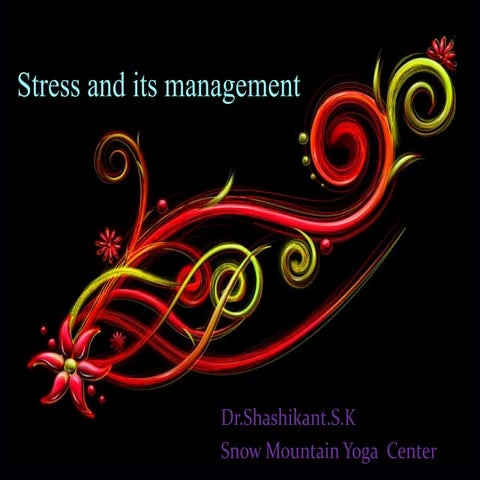 Stress management workshop
