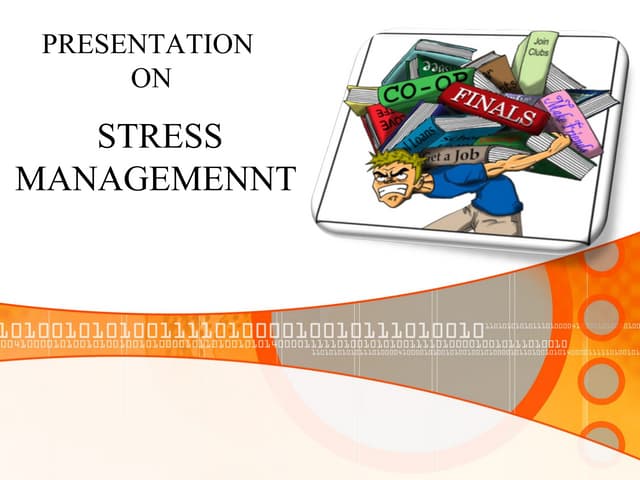 ppt on Stress management | PPT
