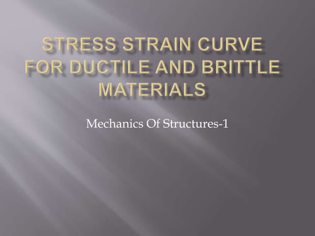Stress strain curve for ductile materials.pptx