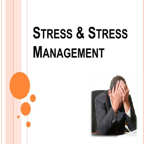 Stress & stress management