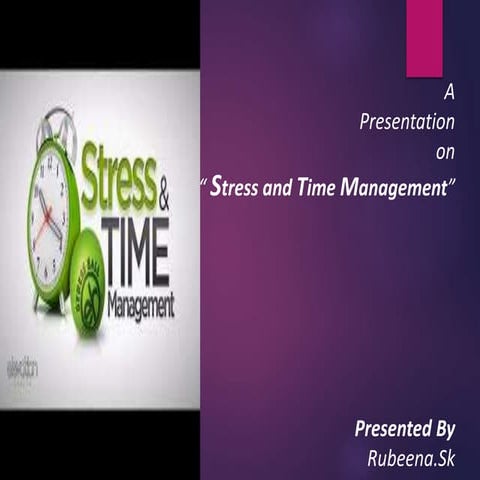 Stress & Time Management 