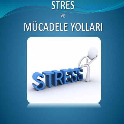 Stres ve Mücadele Yolları