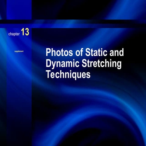 stretching exercises can stimulate the muscle