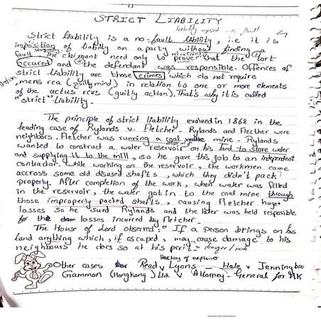 Strict Liability In Law Pdf