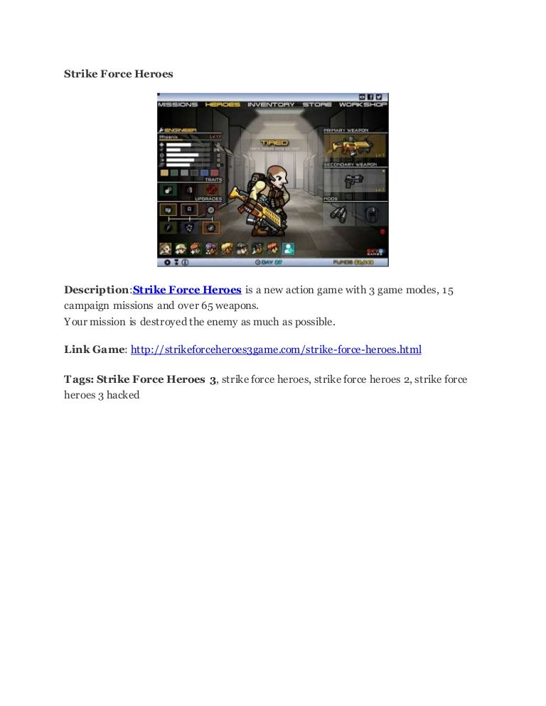 Strike Force Heroes