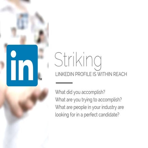 How to Create Striking LinkedIn Profile