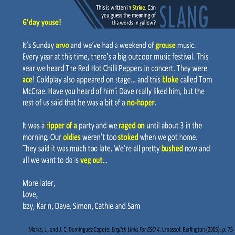 Strine (Australian slang)