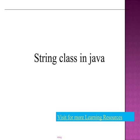 String, string builder, string buffer | PPTX