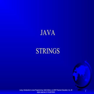String handling session 5