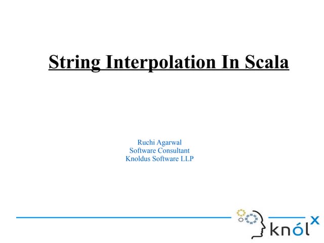 String Interpolation in Scala