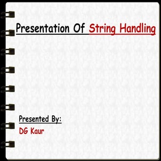 String java