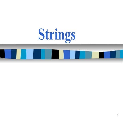Assembly Language String Chapter | PPT