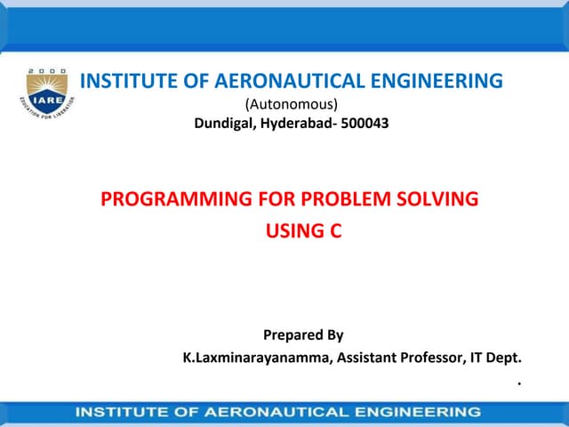 strings.ppt | Programming Languages | Computing