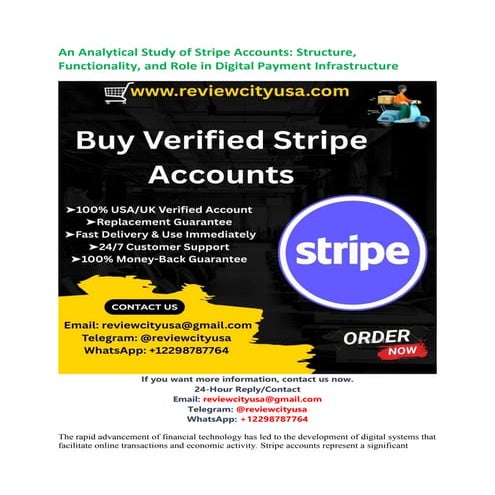 Benefits of Verifying Your Stripe Account for Business Operations | PDF