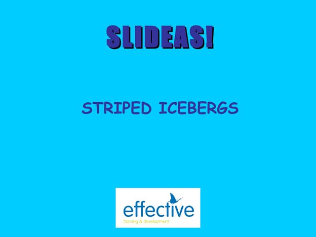 Striped Icebergs