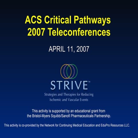 Strive Teleconf Presentation Apr11 2007