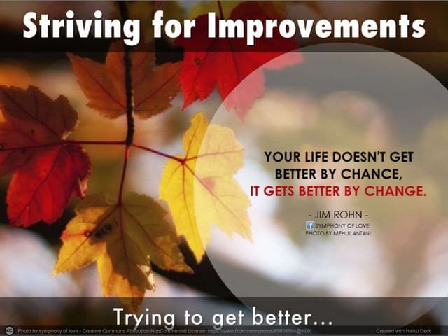 Striving for-improvements