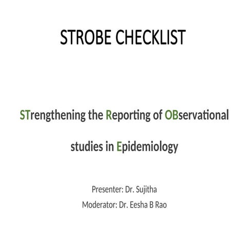 STROBE checklist for research article Copy.ppt