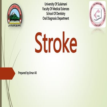 Stroke(dental management)