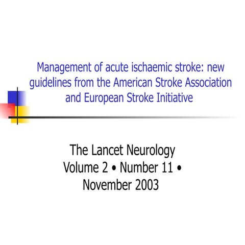 Stroke 2003
