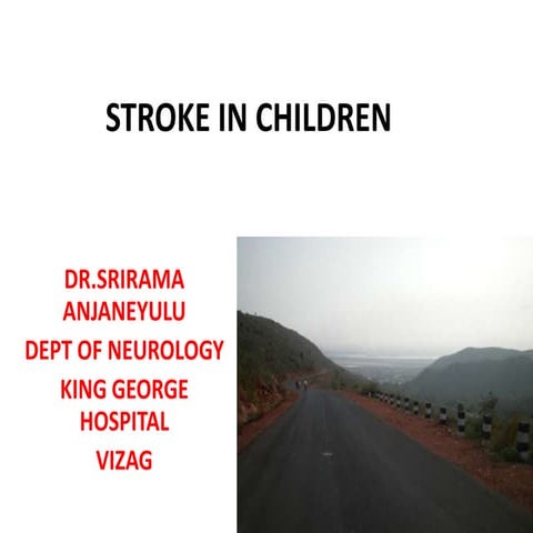 Stroke in children 