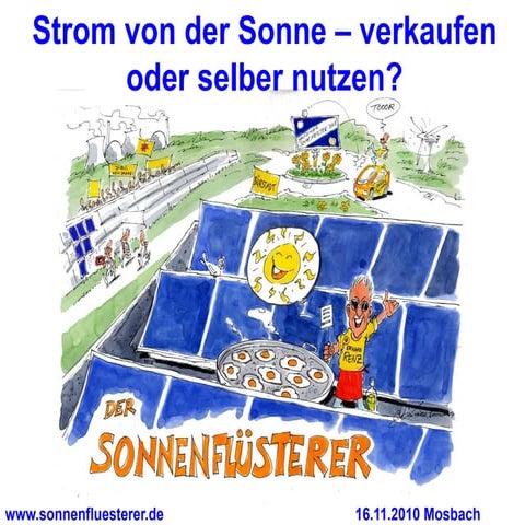 Strom von der sonne