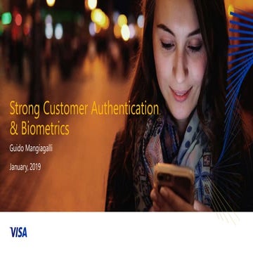 Strong Customer Authentication & Biometrics