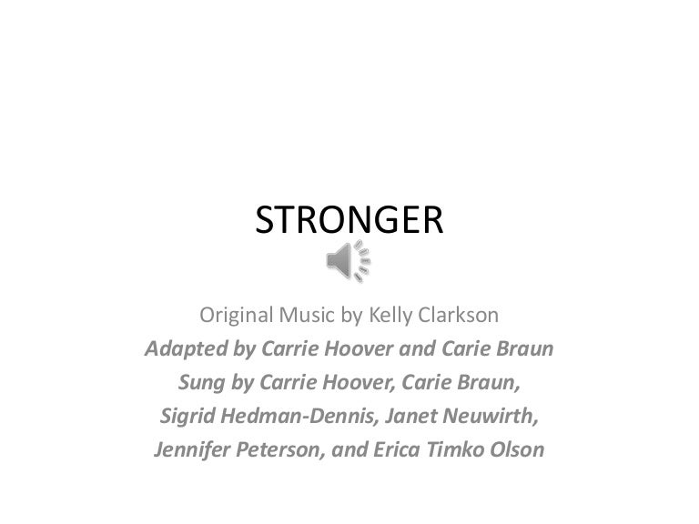 Stronger lyrics